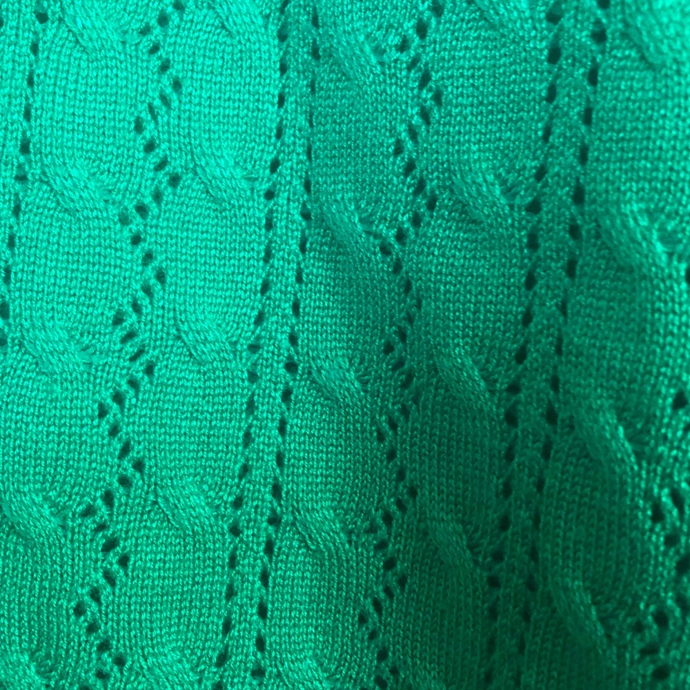 NWT Select + Trend Kelly green knit top - Picture 4 of 10